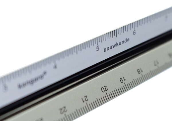 Kangaro driehoekmeetlat ingenieurswezen, aluminium, 300 mm