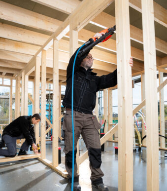 TACWISE Hoekluchtnagelnagler KDH90V, oranje