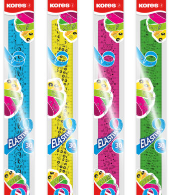 Kores liniaal Elastik, 30 cm, kunststof, breukbestendig