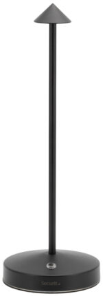 Securit LED tafellamp ANGELINA, zwart