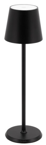 Securit Feline LED tafellamp, oplaadbaar, zwart