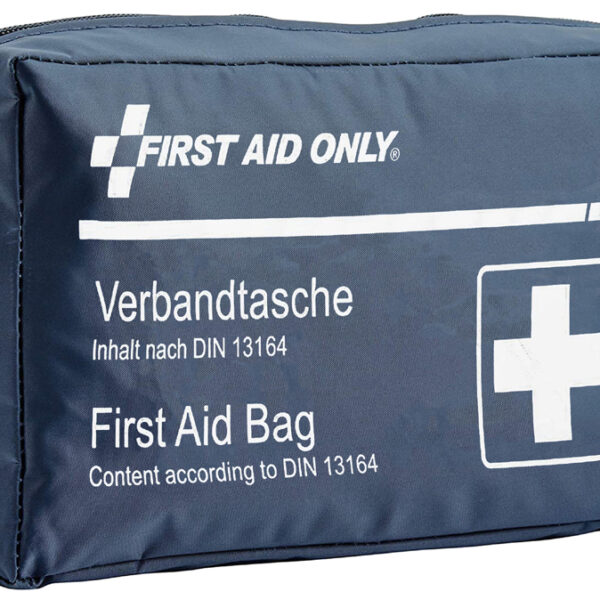 FIRST AID ONLY auto-verbandtas conform DIN 13164, zwart