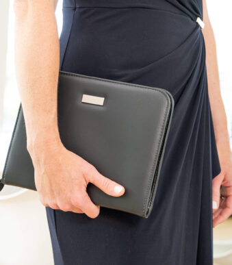 rillstab Schrijfmap 'Excellent de luxe', A5, zwart