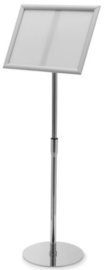 Deflecto infostandaard met klaplijst, A3 formaat