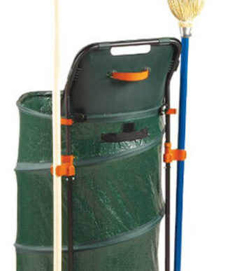 Bradas rijdbare bladenverzamelaar inklapbaar 160 liter met wielen