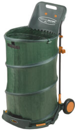 Bradas rijdbare bladenverzamelaar inklapbaar 160 liter met wielen