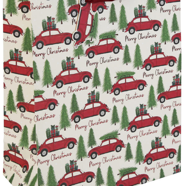 Clairefontaine Kerstcadeautas 'Kerstmisauto