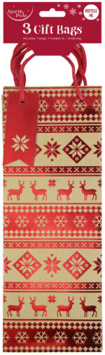 Clairefontaine Kerstflessentassen, set van 3