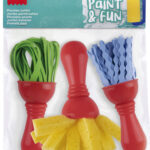 APLI Kids maxi kwastenset PAINT & FUN 3-delig