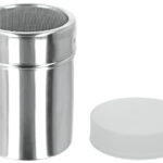 Metaltex poedersuiker strooier RVS zilver 300ml