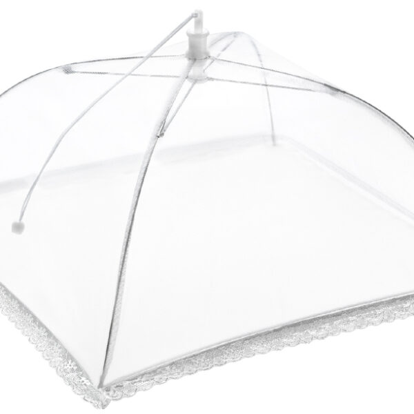 Metaltex vliegenkap vierkant 35 cm wit