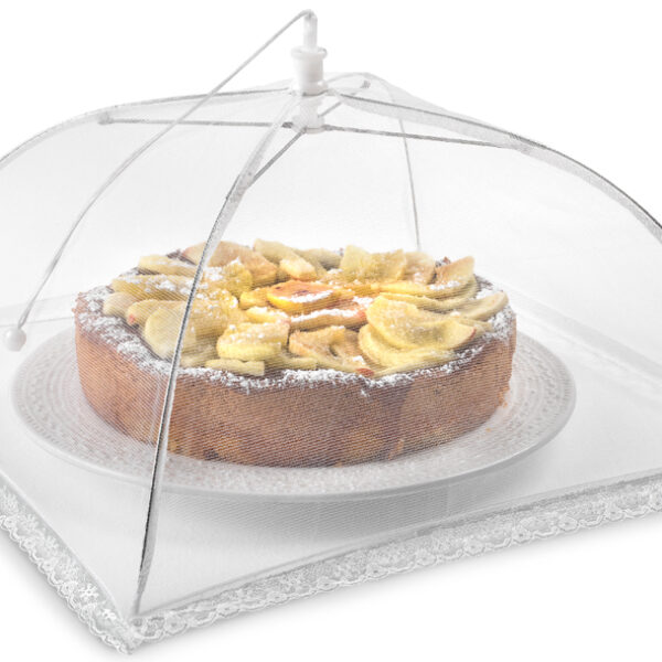 Metaltex vliegenkap vierkant 35 cm wit