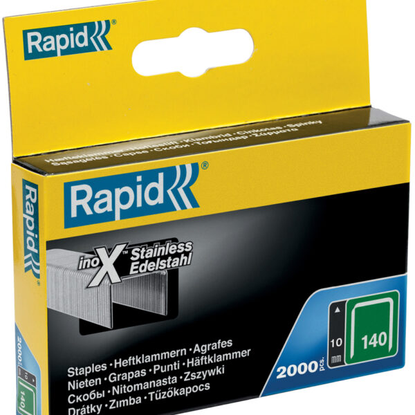 Rapid nieten type 140, 10 mm, voordeelverpakking 2000 stuks