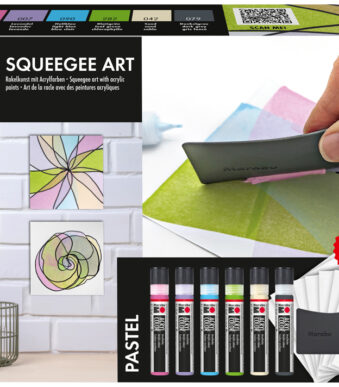 Marabu Acrylverf Squeegee Art Set Pastel