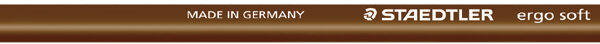 STAEDTLER driehoekige kleurpotlood ergosoft, van Dyck bruin