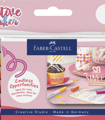 FABER-CASTELL Creative Marker GOLDFABER, 6 stuks Sweet Moments