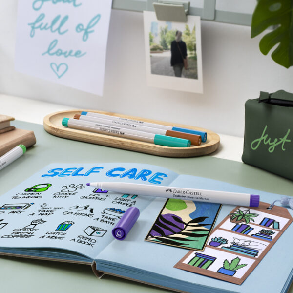 FABER-CASTELL GOLDFABER Creative Markers set 6 stuks