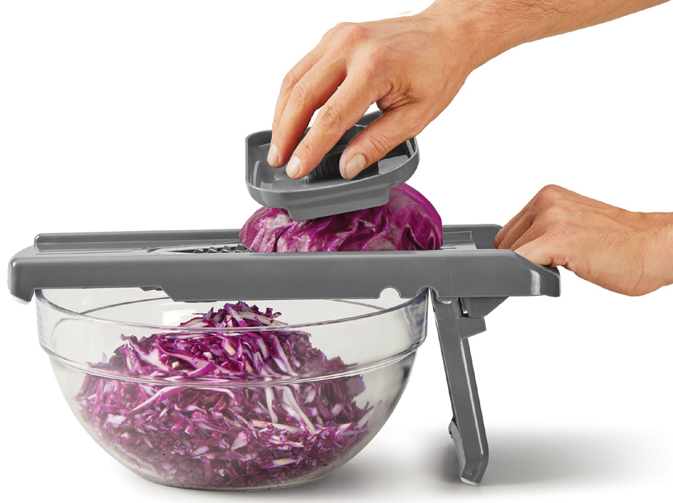 Metaltex universele rasp Slice-V met 5 inzetstukken, grijs Metaltex universele rasp Slice-V met 5 inzetstukken, grijs