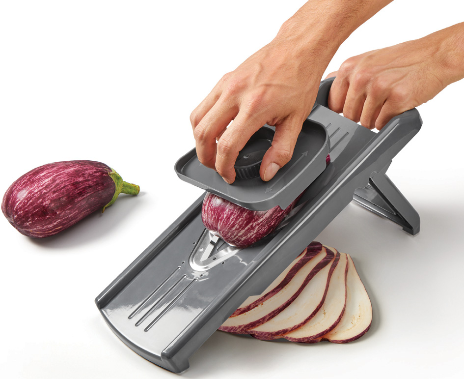 Metaltex universele rasp Slice-V met 5 inzetstukken, grijs Metaltex universele rasp Slice-V met 5 inzetstukken, grijs