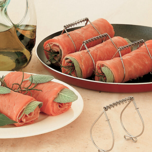 Metaltex rouladepennen edelstaal, 4 stuks