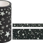 HEYDA Decoratieve Plakband Glow in the Dark Sterren