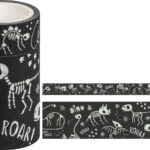 HEYDA Decoratieve Plakband Glow in the Dark Dinosaurussen