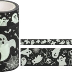 HEYDA decoratief plakband glow in the dark geest motief