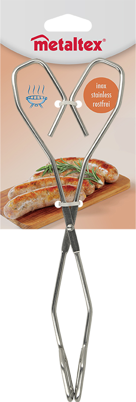 Metaltex keuken- en grilltang, 25 cm, roestvrij staal