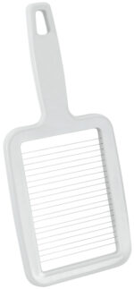 Metaltex aardappelsnijder kunststof/edelstaal wit