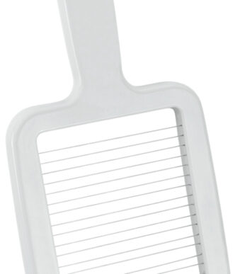 Metaltex aardappelsnijder kunststof/edelstaal wit