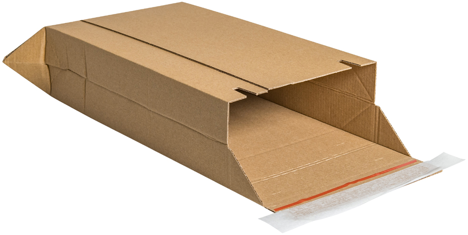 Verzenddoos van golfkarton, bruin, A4+ Verzenddoos van golfkarton, bruin, A4+