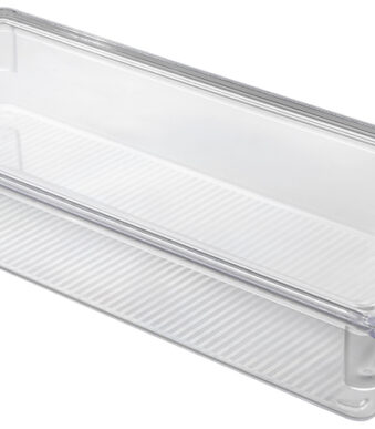 Metaltex koelkast organizer met deksel - transparant medium formaat