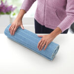 Metaltex microvezel droogmat voor wasgoed, blauw