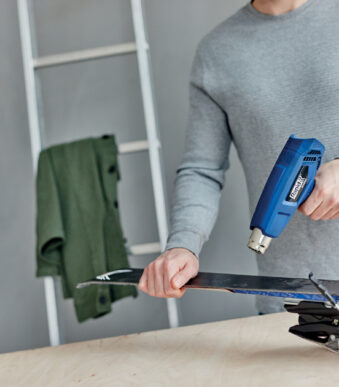 Rapid heteluchtpistool R1600, 1600 Watt, blauw