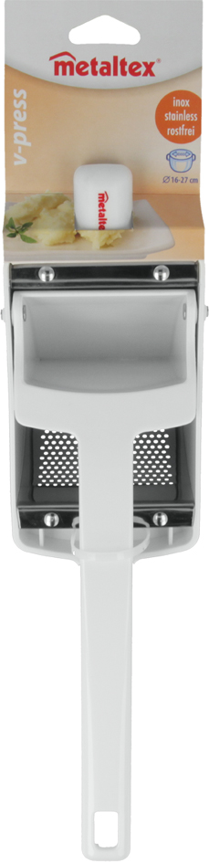 Metaltex aardappelpers V-Press, wit