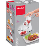 Metaltex vleesmolen Tartare kunststof/RVS wit