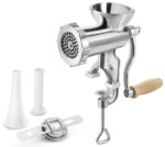 Metaltex vleesmolen Jack 8, aluminium met toebehoren