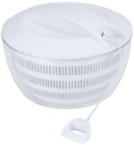 Metaltex saladeslinger met koordmechanisme, wit, 4 liter