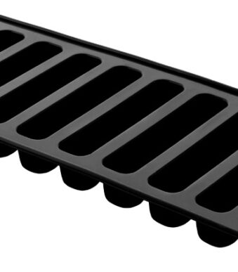 Metaltex ijsblokjesvorm siliconen voor 10 ijssticks zwart