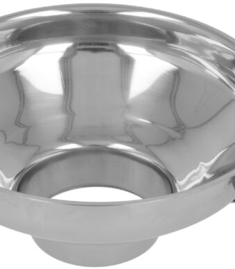 Metaltex jampot trechter van roestvrij staal met handgreep