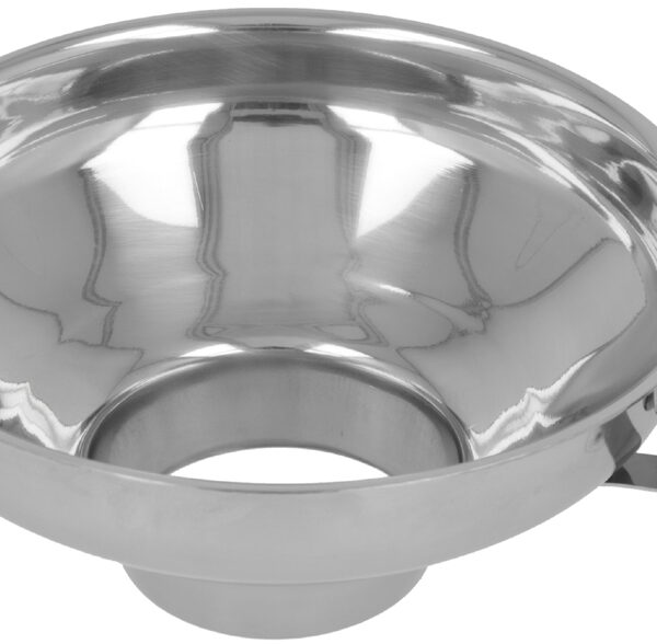 Metaltex jampot trechter van roestvrij staal met handgreep