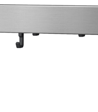 Metaltex magnetische hakenstrip roestvrij staal, 6 uitklapbare haken, wandmontage