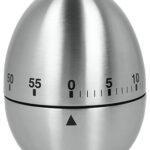 Metaltex Kookwekker Mechanisch Eivorm 60 Minuten Roestvrij Staal