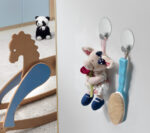 Metaltex zelfklevende haken set, 4 stuks, ovaal, roestvrij staal