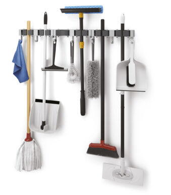 Metaltex klemrail Hang-Up 6 met 9 haken, 3-delige set