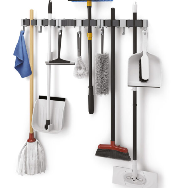 Metaltex klemrail Hang-Up 6 met 9 haken, 3-delige set