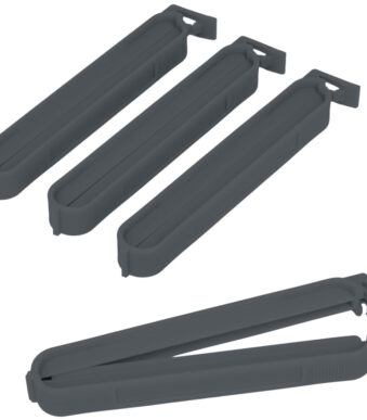 Metaltex zakclips lang kunststof 4 stuks