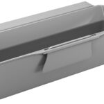 Metaltex opvangschaal voor keukenafval Cleantex, grijs