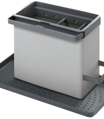 Metaltex spoelbak organizer Tidytex kunststof grijs