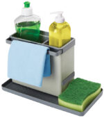 Metaltex spoelbak organizer Tidytex kunststof grijs